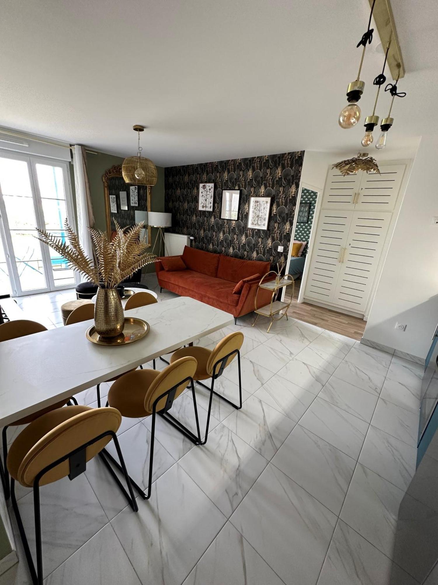 Ferienwohnung Superbe Appart Au Pied De Disney Serris Exterior foto